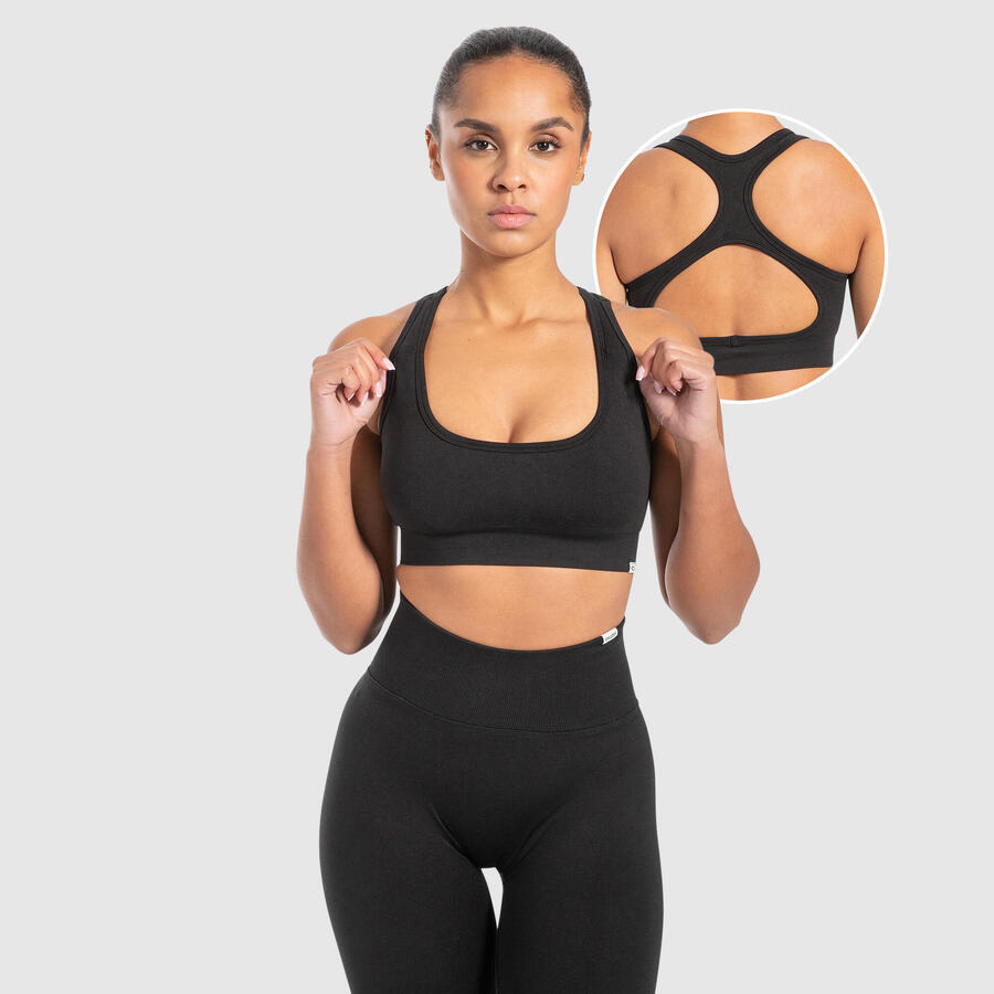 

SMILODOX Женский спортивный бюстгальтер Louisa Black