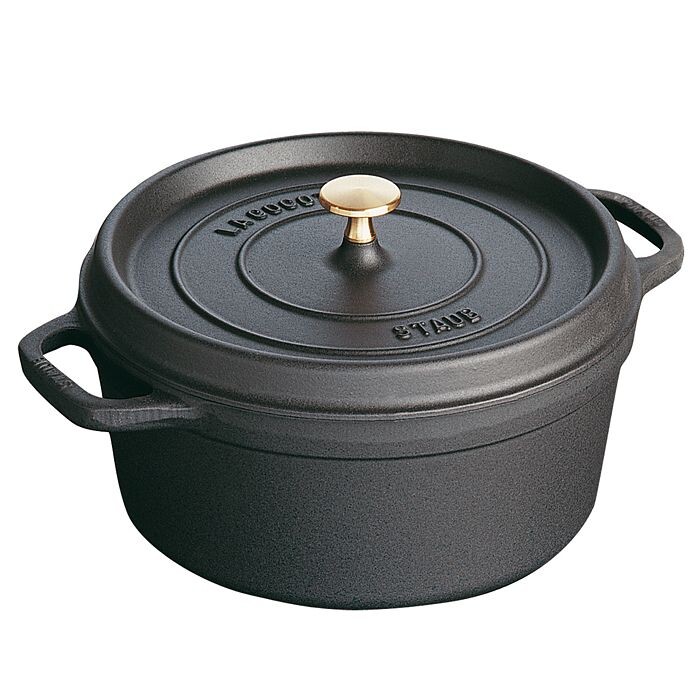 

Кокотница Staub круглая, 4 литра, черный