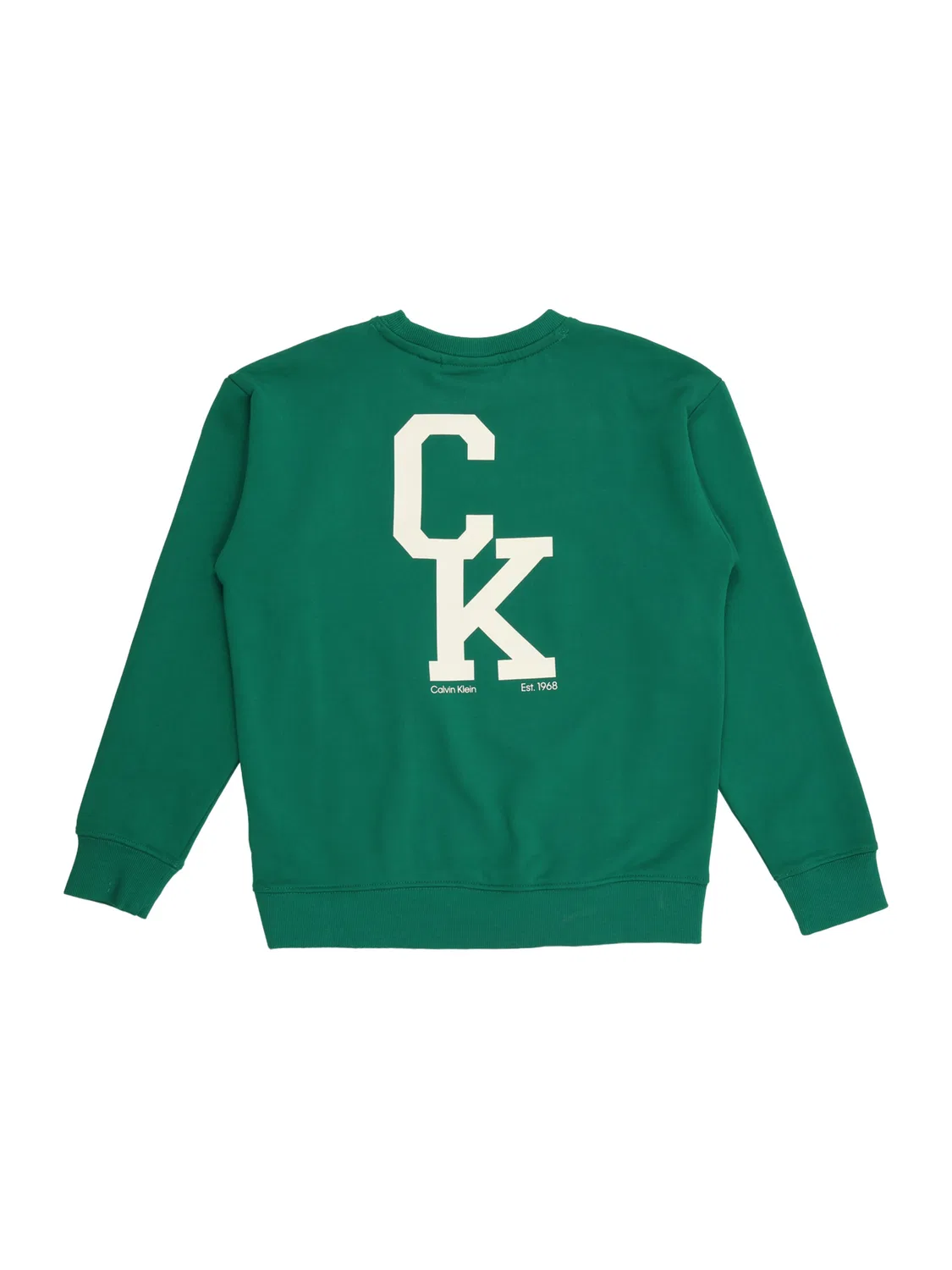 Джинсовая толстовка Calvin Klein Jeans зеленого цвета — фото 2