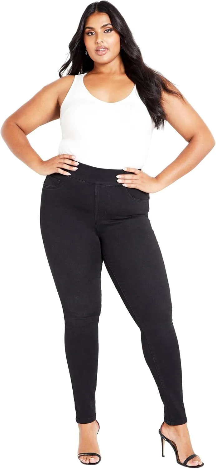 

Женские джинсы-леггинсы Avenue Plus Size