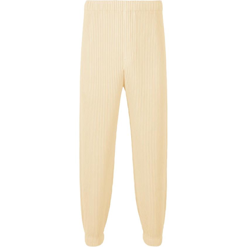 

Плиссированные брюки Mc June Homme Plissé Issey Miyake, Vanilla White