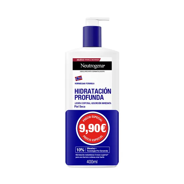 

Лосьон мгновенного впитывания Loción Hidratación Profunda Neutrogena, 400 ml