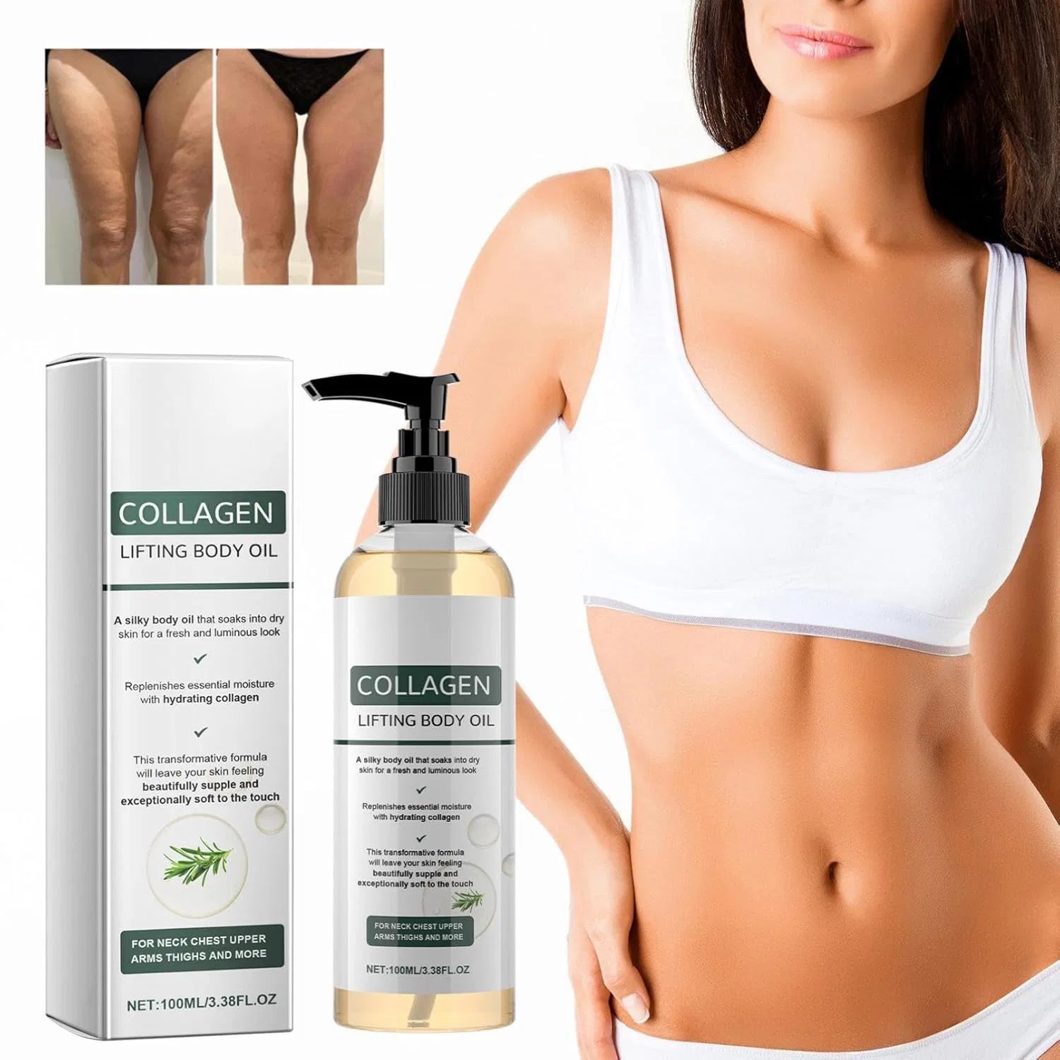 Масло для тела с коллагеном Collagen Lifting and Firming, 3 шт. Yuxtth, 3Pc — фото 2