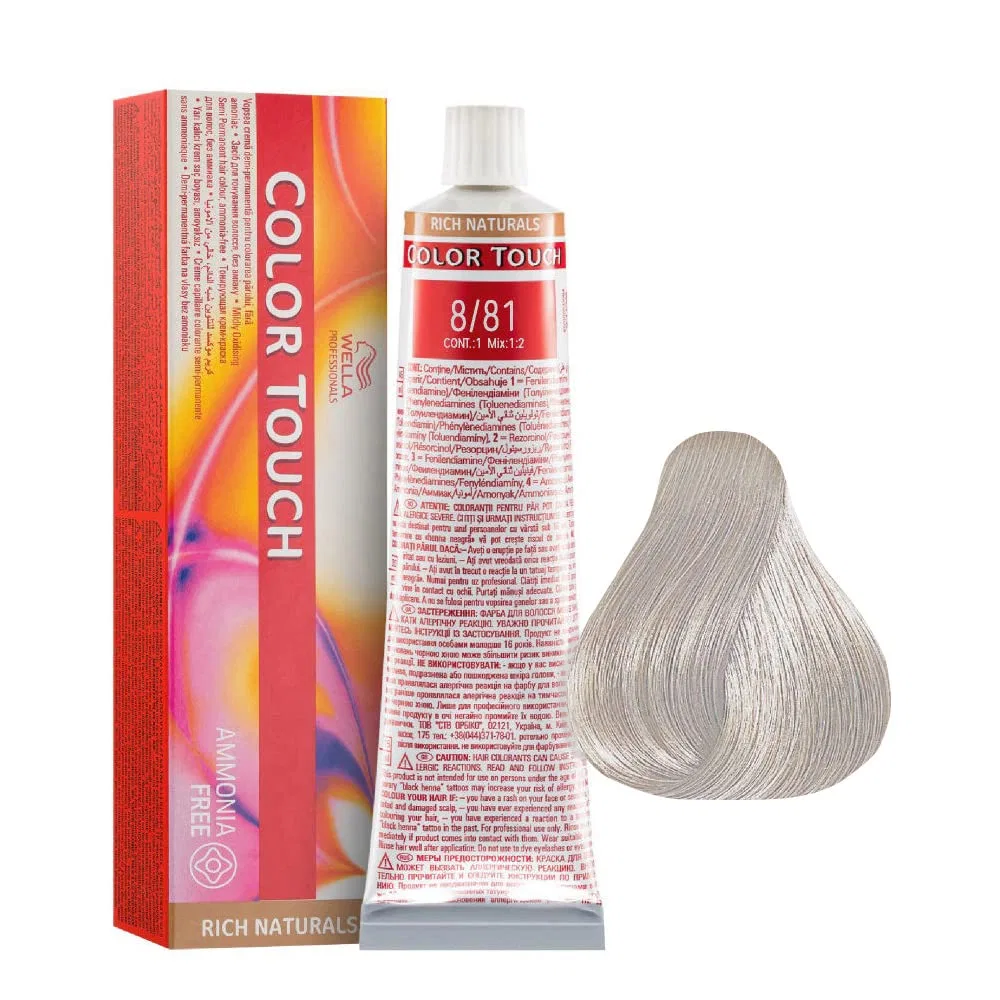 Краска для волос «Color Touch 8/81 Light Blonde Pearl/Ash» от Wella Wella Professionals