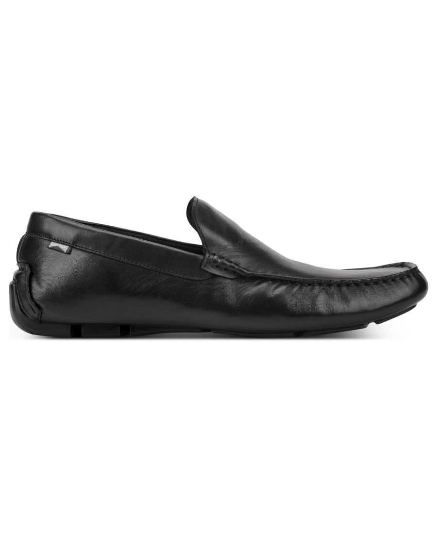 Мужские повседневные лоферы Theo без шнурков Kenneth Cole New York, Black Leather — фото 2