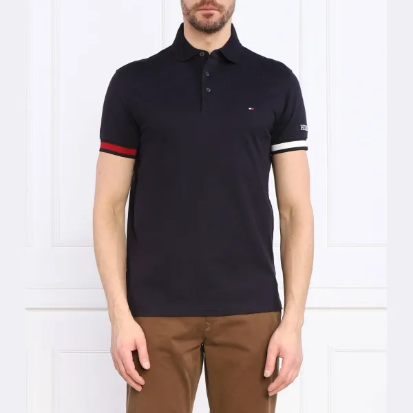 

Рубашка-Поло узкого кроя Tommy Hilfiger, синий