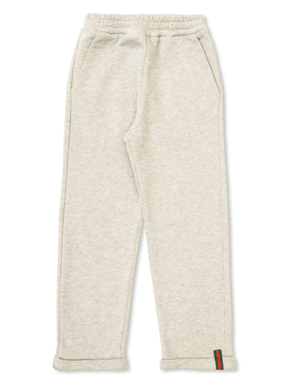 

Gucci Kids хлопковые спортивные брюки с нашивкой-логотипом, серый