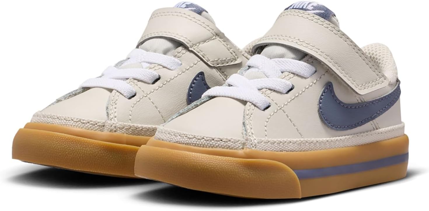Кроссовки Nike Unisex-Child Court Legacy, коричневый/кремовый/угольный — фото 4