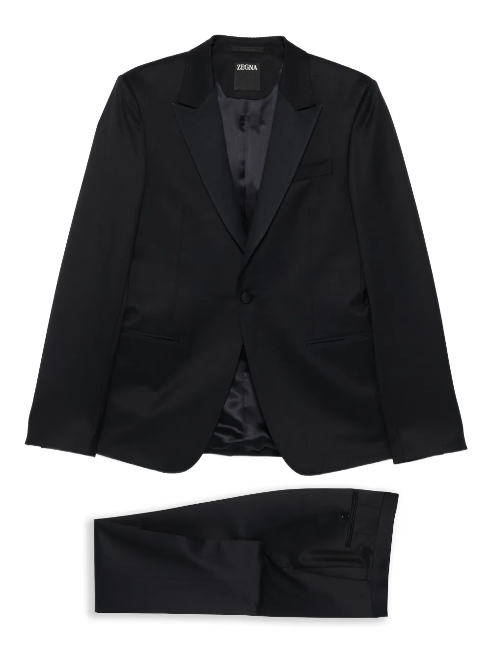 

Костюм из смеси мохера и шерсти Zegna, синий
