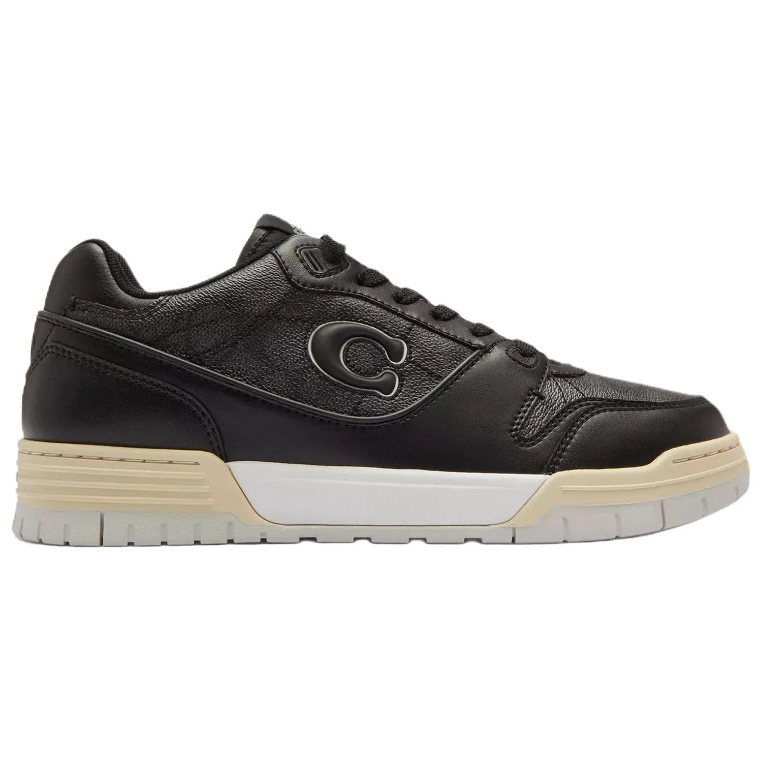COACH Кроссовки Soho Signature Canvas Leather Low top мужские черные — фото 3