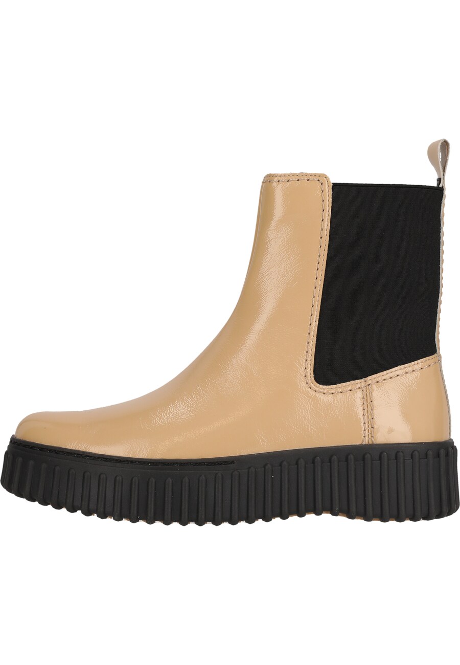 Ботинки женские CLARKS Torhill Maple из гладкой кожи, бежевый — фото 2