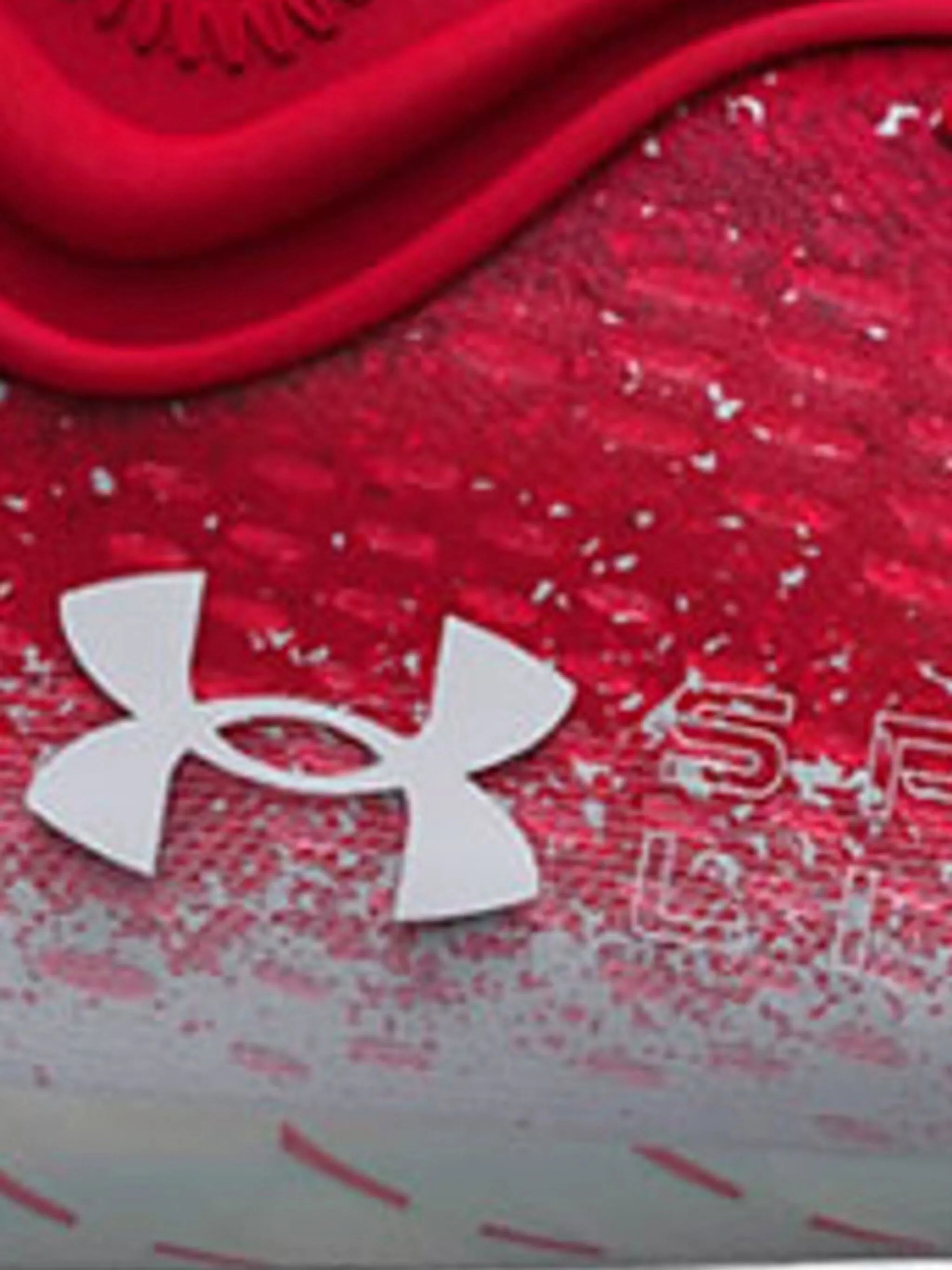 Футбольные бутсы Spotlight Lux Mc Red/White Under Armour, красный — фото 2