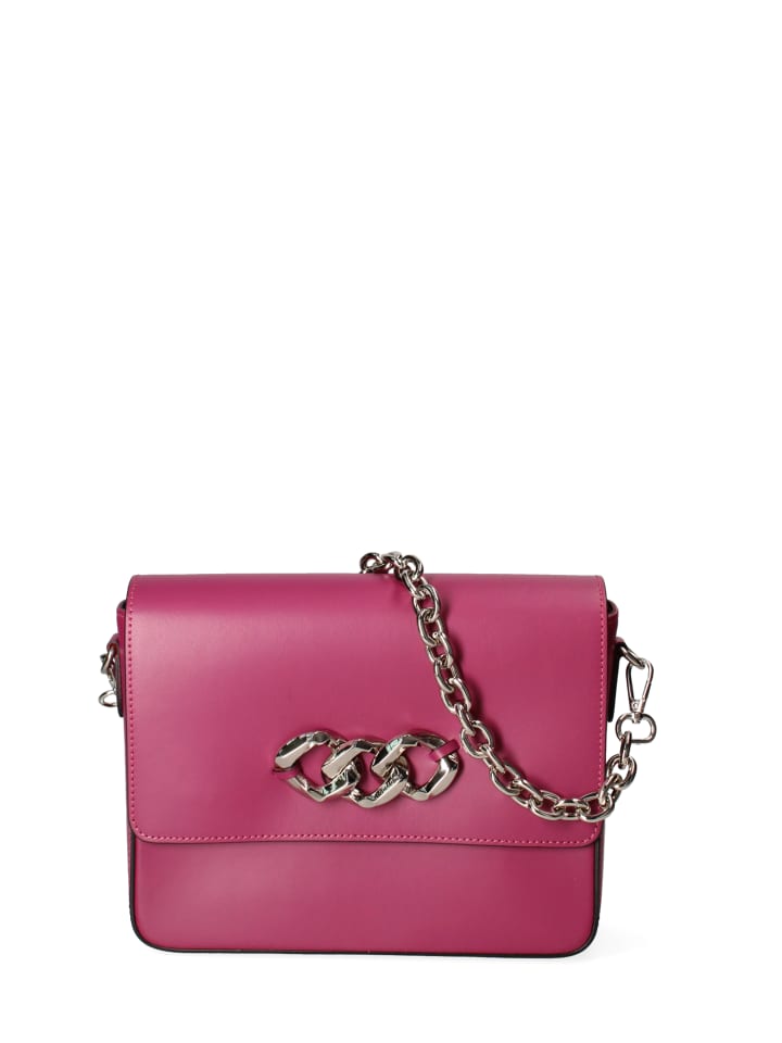 

Наплечная сумка John Richmond, цвет fuchsia and silver