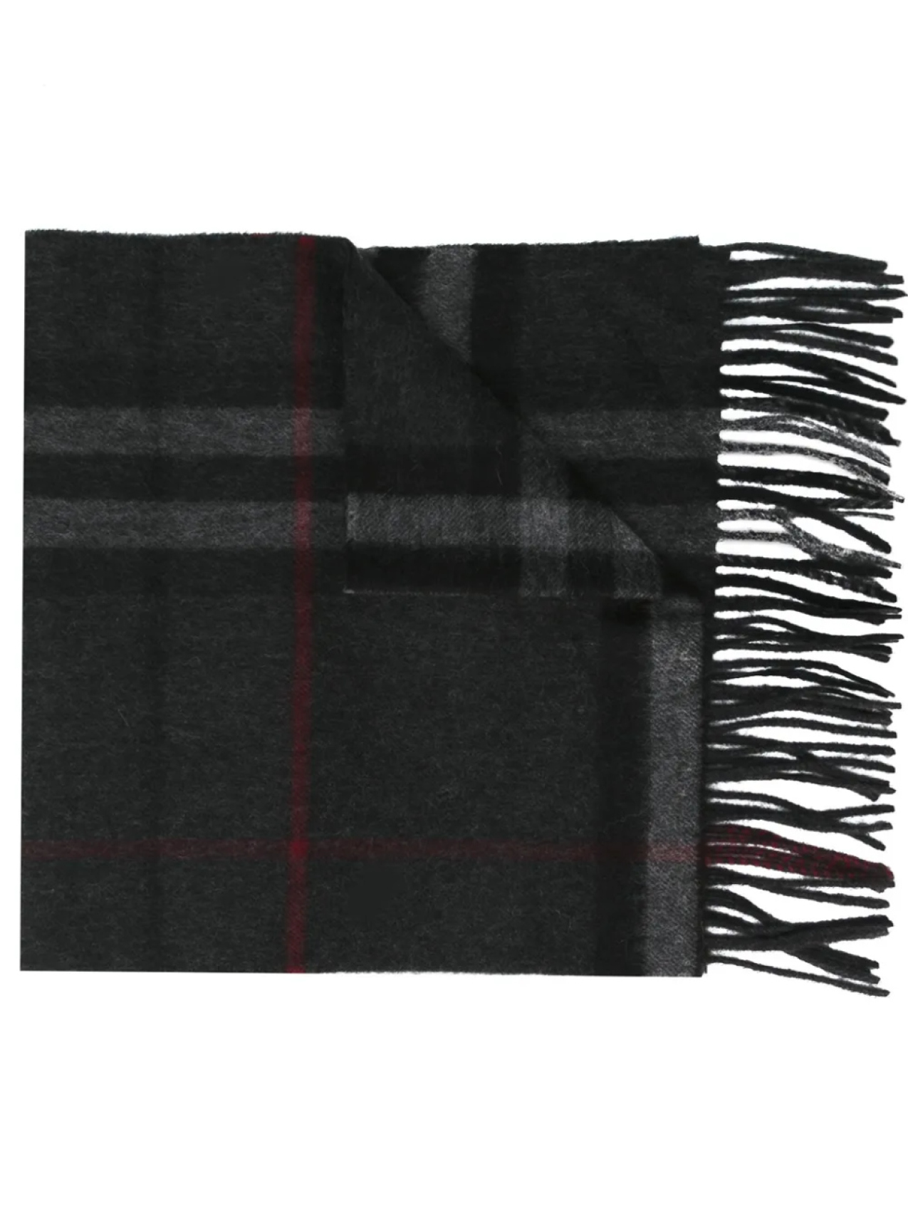 

Burberry кашемировый шарф в клетку, серый