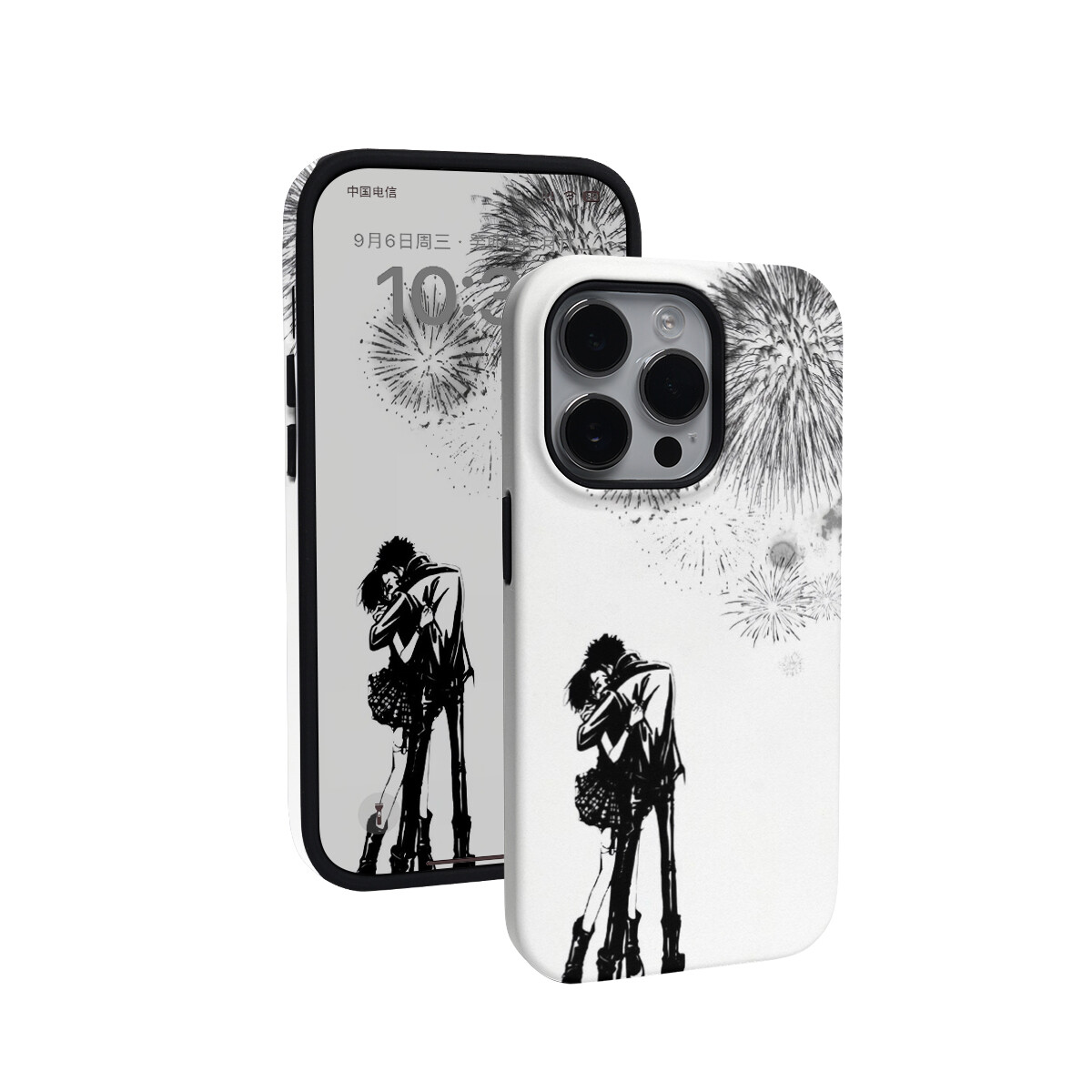 

Чехол для телефона Keshami, Couples under the fireworks half-pack with magnetic