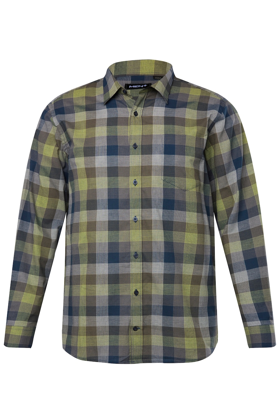 

Рубашка на пуговицах классического кроя Men Plus, светло-зеленый