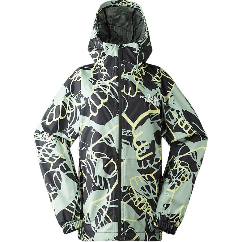

Ветровка женская черно-зеленая THE NORTH FACE