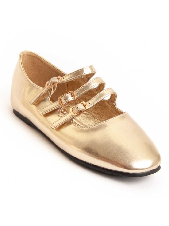 Montevita Балетки Ballerinas Ballekid in Golden — фото 3