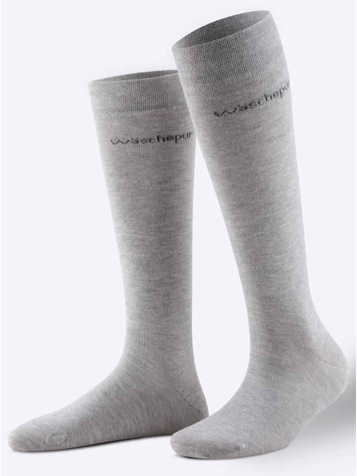 

WITT WEIDEN Носки до колена светло-серого цвета