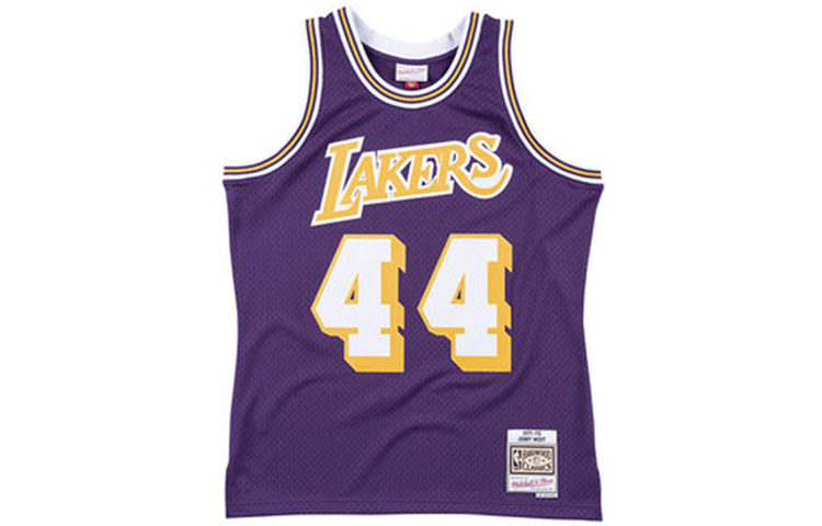 

Майка баскетбольная Mitchell & Ness 'NBA Lakers 71 72 Jerry West' Swingman фиолетовая
