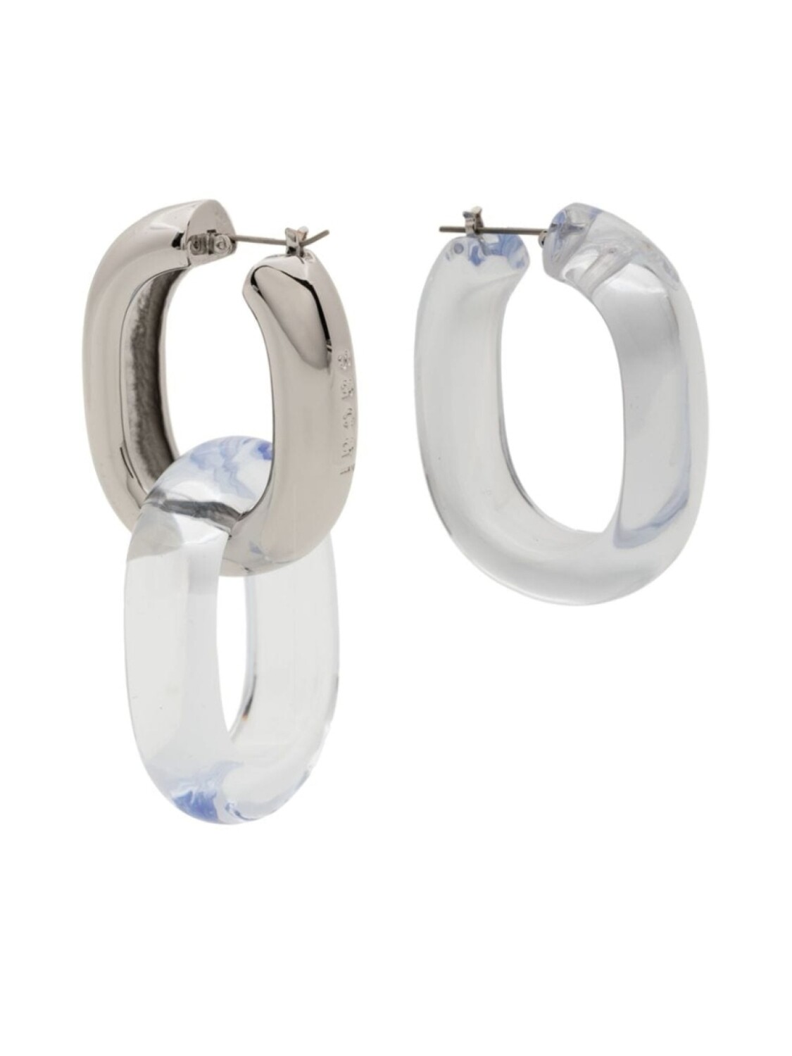 

Серьги-кольца Sacai, серебряный