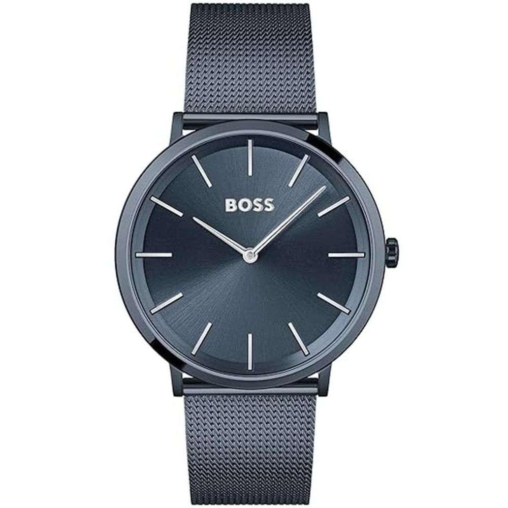 

Часы из синей нержавеющей стали Hugo Boss