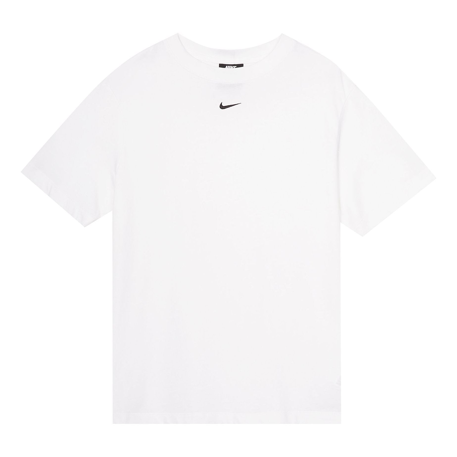 

Футболка (WMNS) Nike Sportswear Essential Solid Color Small Label Casual Round Neck Short Sleeve White T-Shirt