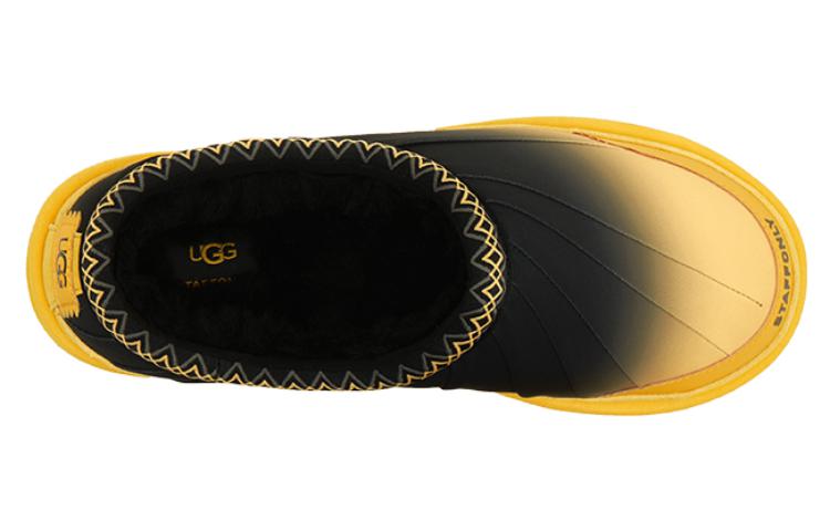 Классические домашние тапочки UGG Tasman, цвет «черно-желтый» — фото 4