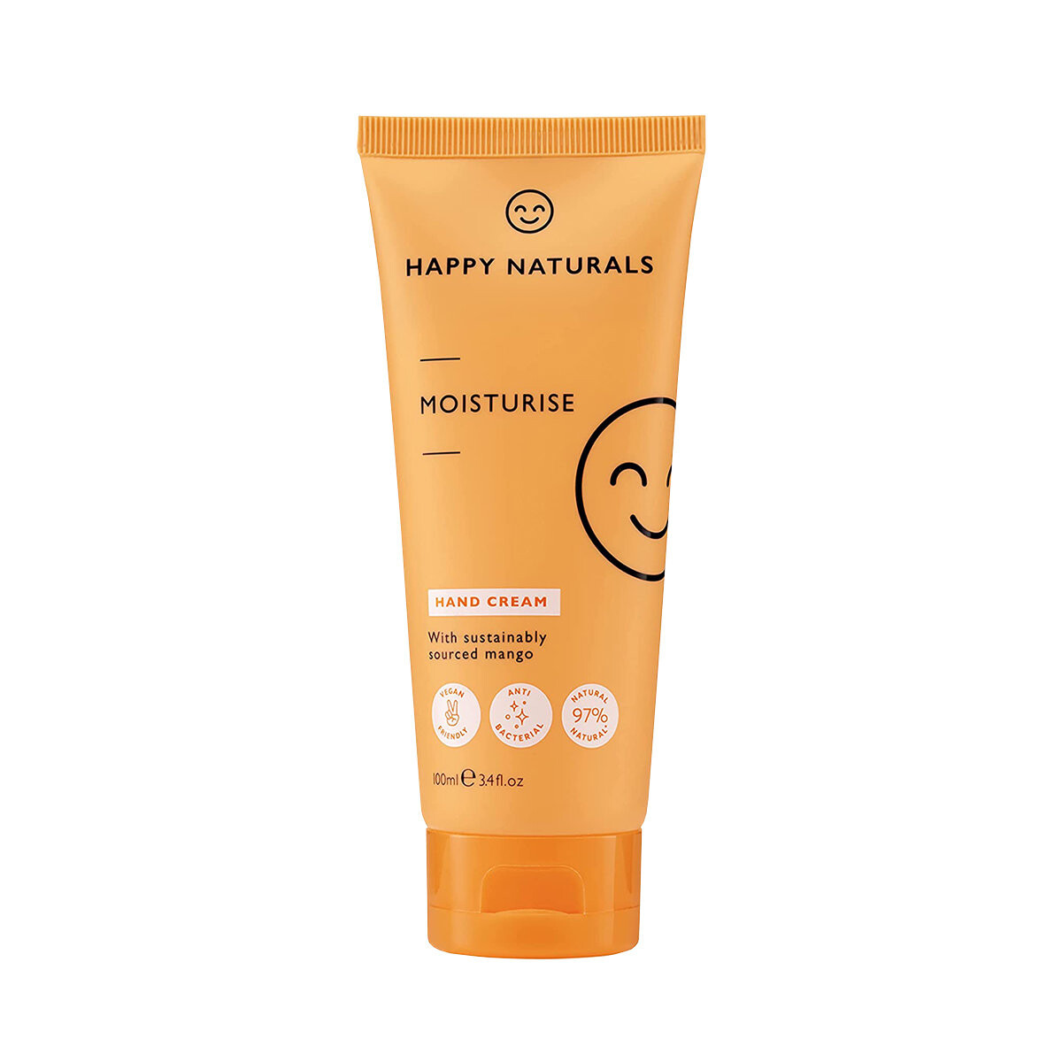

Happy Naturals, Moisturizing Hand Cream, Увлажняющий крем для рук, 100 мл