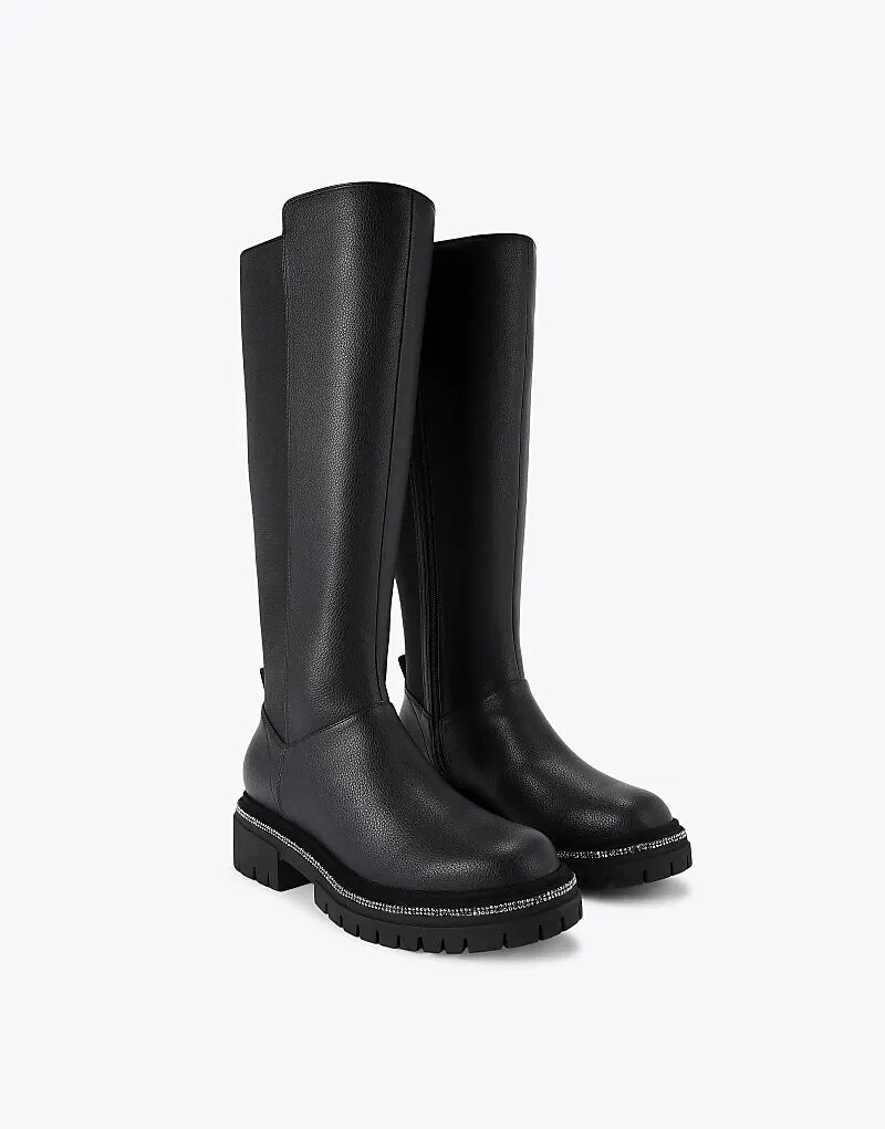 Сапоги KG Kurt Geiger Tiff с высоким голенищем, черного цвета — фото 2