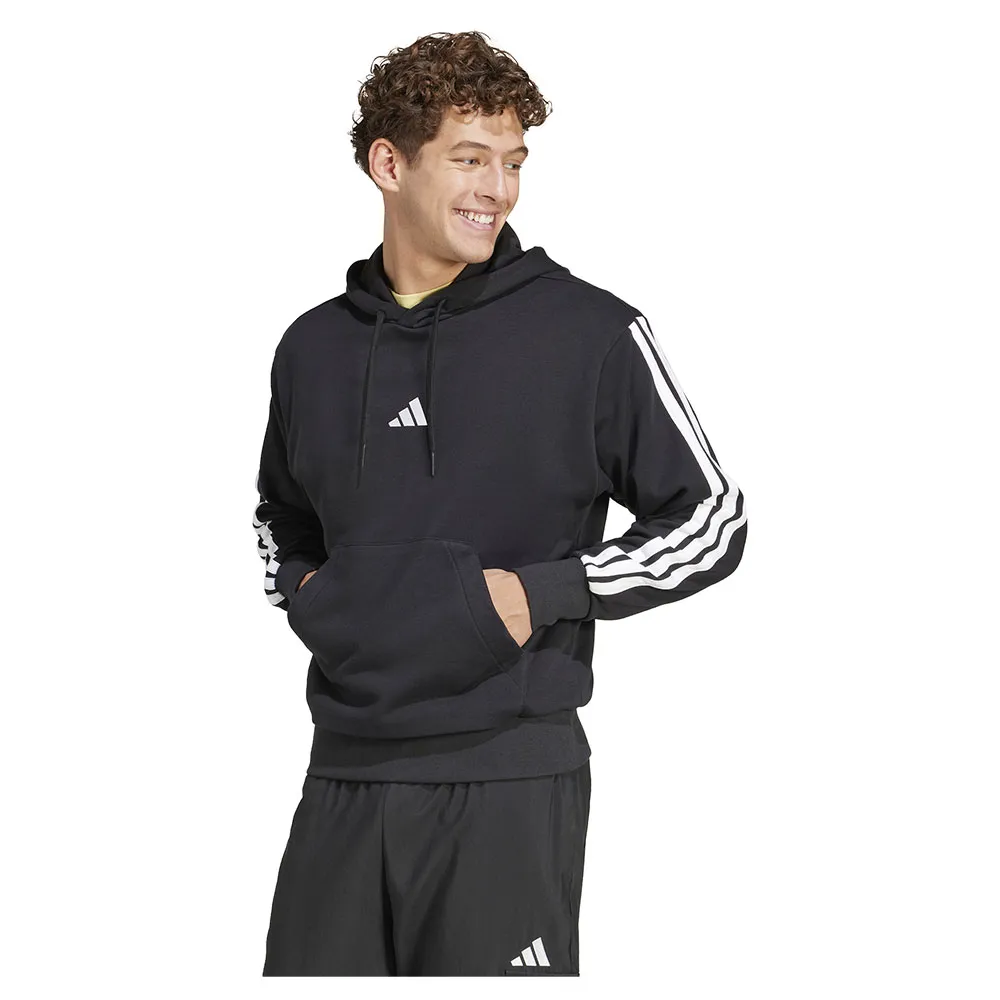 

Худи adidas Essentials 3 Stripes French Terry, черный
