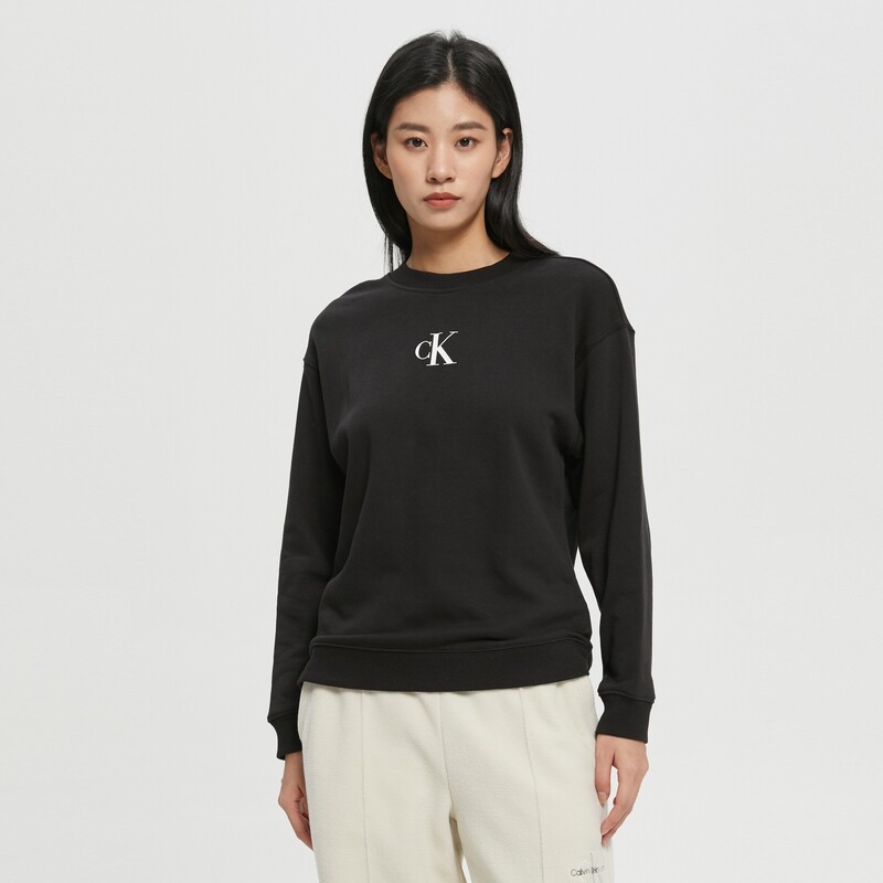 

Пуловер женский Calvin Klein с принтом, черный