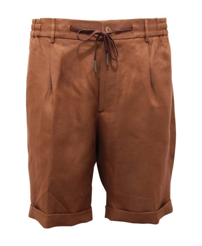 

2866Au бермуды b-donny льняные шорты Tagliatore, коричневый