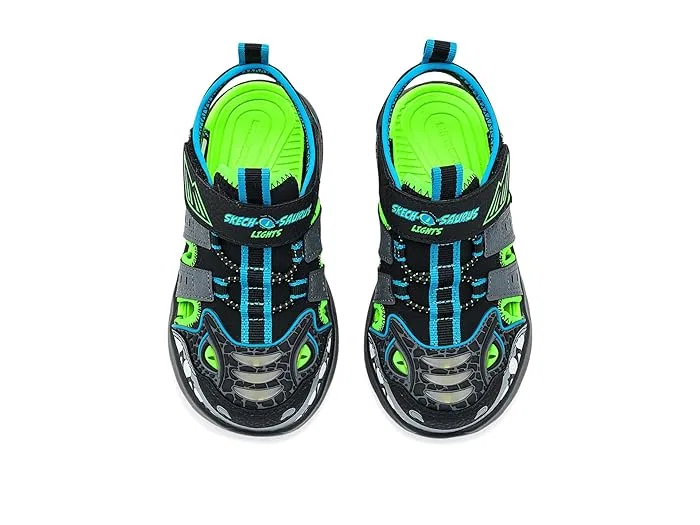 Сандалии Raptor Quest SKECHERS KIDS, Black/Lime — фото 3
