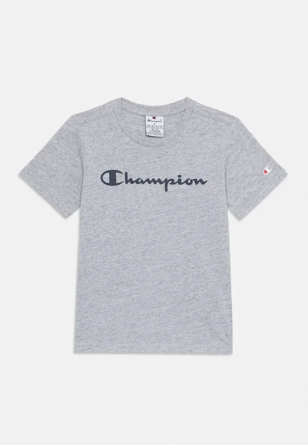 Базовая футболка с круглым вырезом и принтом Champion, Grey — фото 4