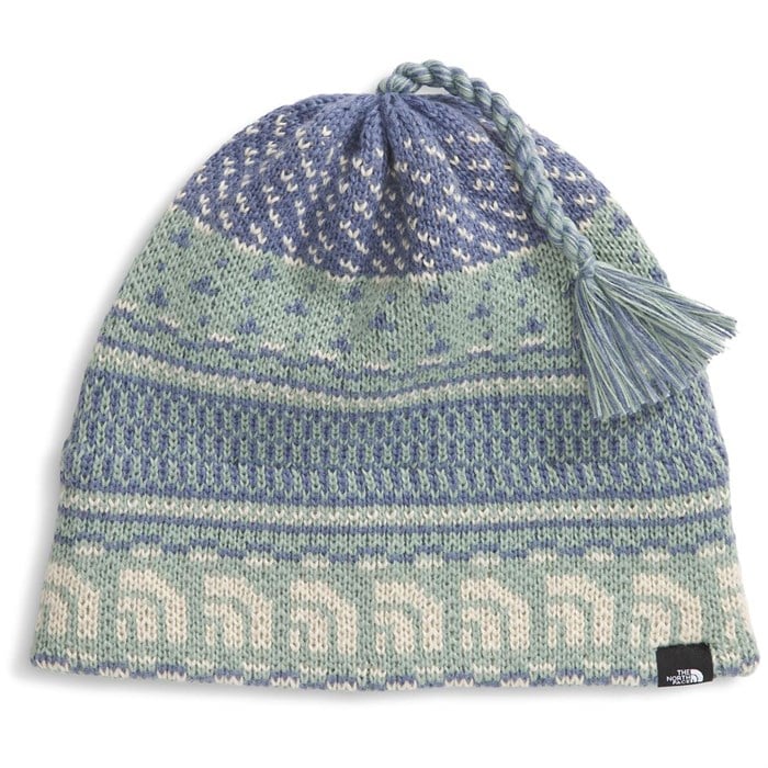 

Шапочка-Бини для лыжников Cabin Ski Tuke The North Face, Slate Moss Jacquard/Tassel