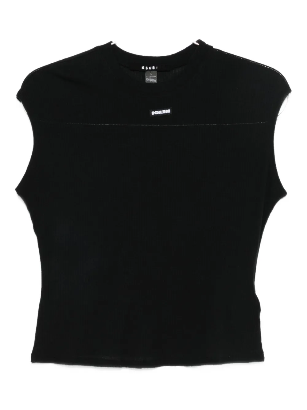 

Хлопковая футболка Ksubi, черный