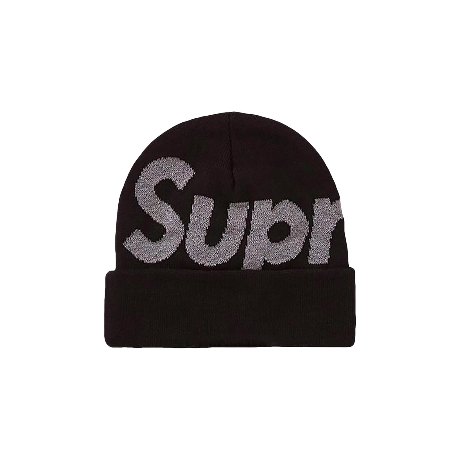 

Шапка-бини Supreme 3M со светоотражающим логотипом, цвет черный