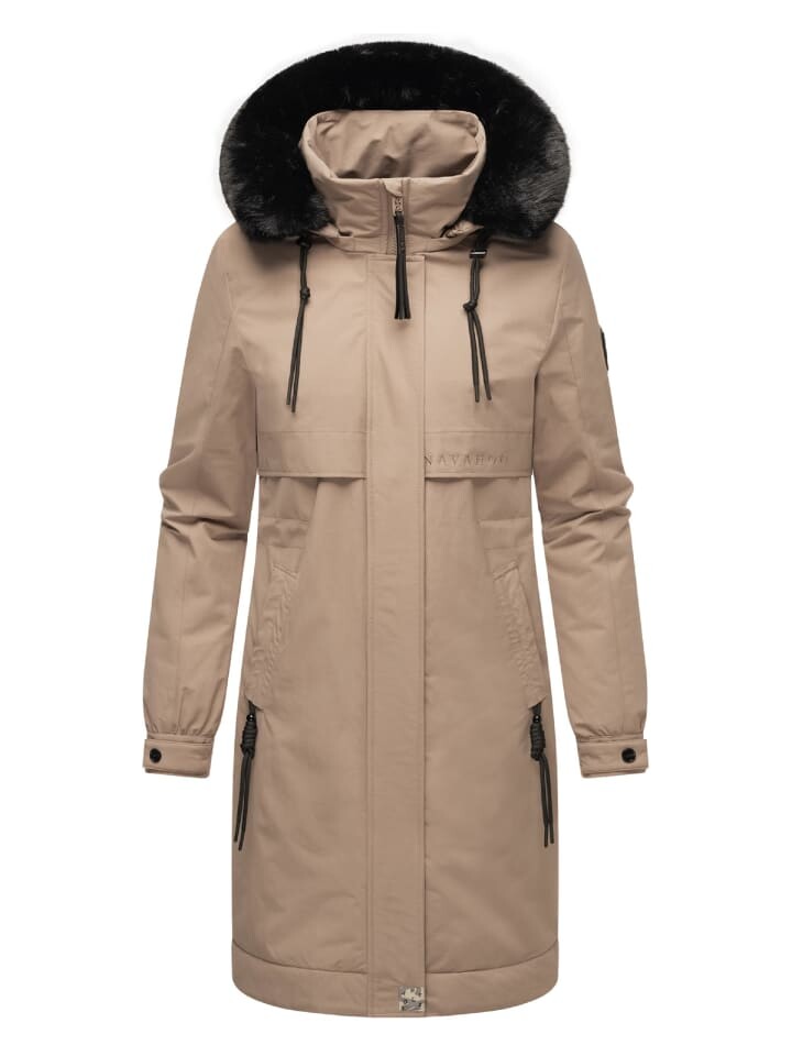 

Пуховик Navahoo Kurzmantel Kaltwetterretter 14, цвет Taupe Grey