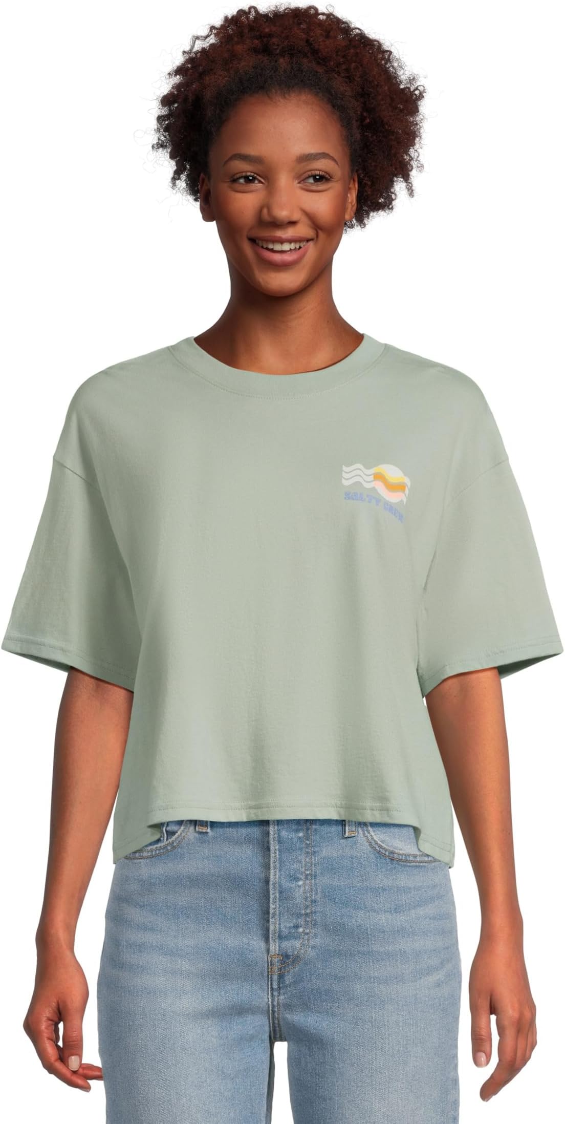 

Женская футболка Waves Skimmer Salty Crew, Meadow Green