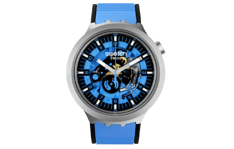 

SWATCH Часы Men 47mm Skeleton Watch SB07S106