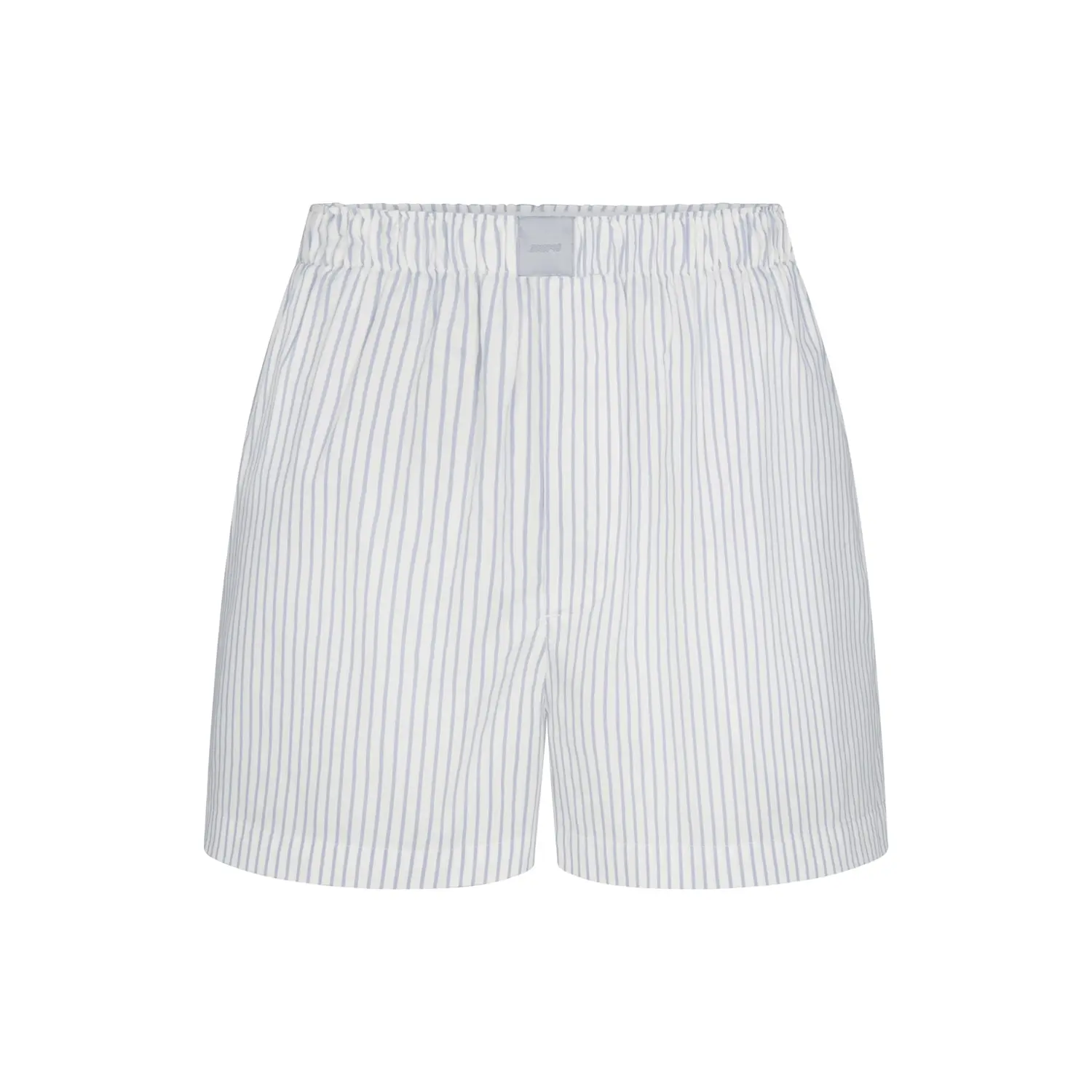 

SS25 Хлопковый поплин боксеры повседневные шорты Women's Skims, синий/мультиколор