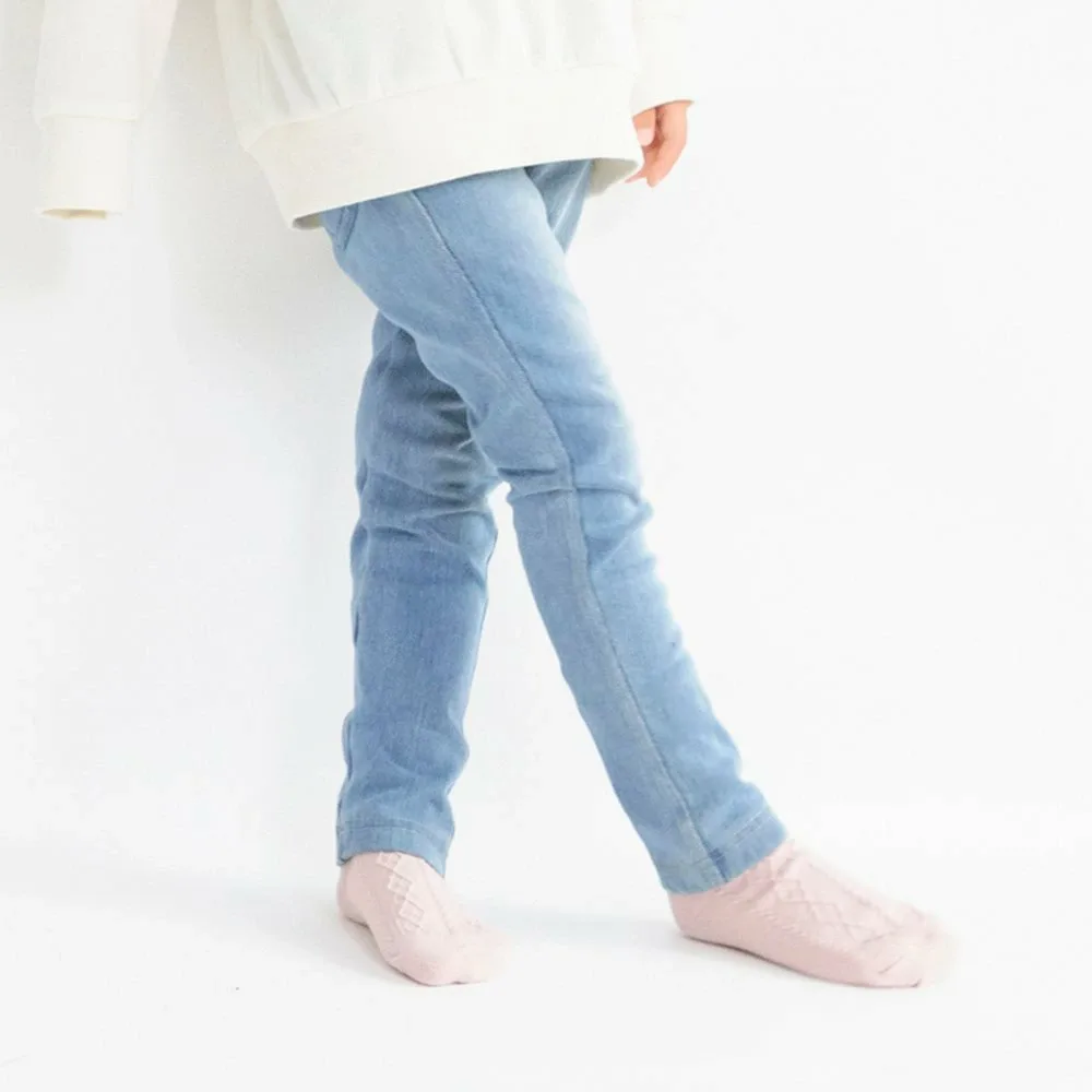 Длинные брюки из джинсовой трикотажной ткани на флисовой подкладке Branshes, blue