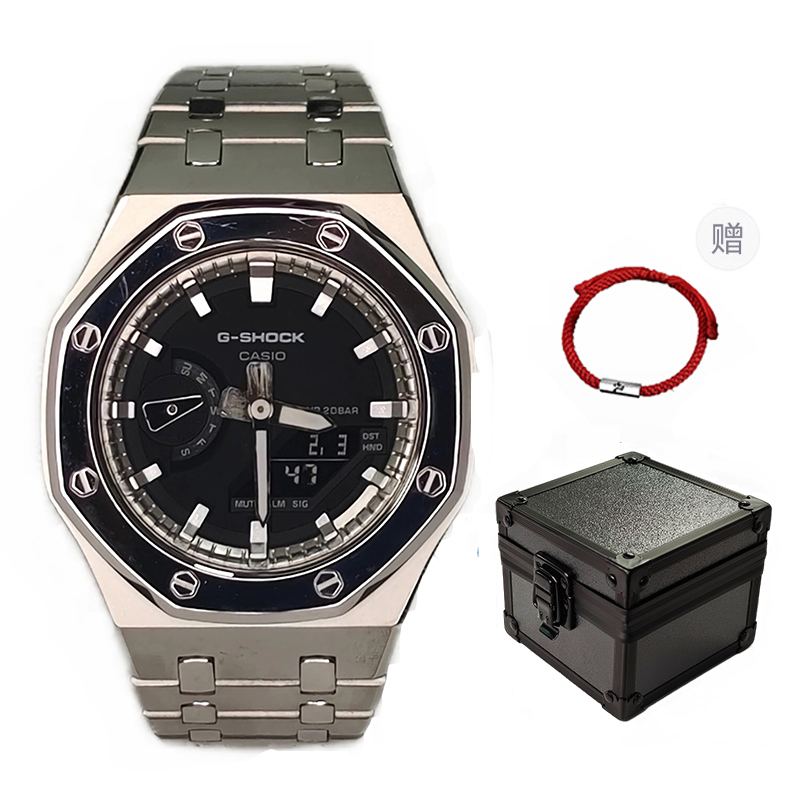 

Мужские часы CASIO Liquid Crystal/Analog Dual Display Series черные