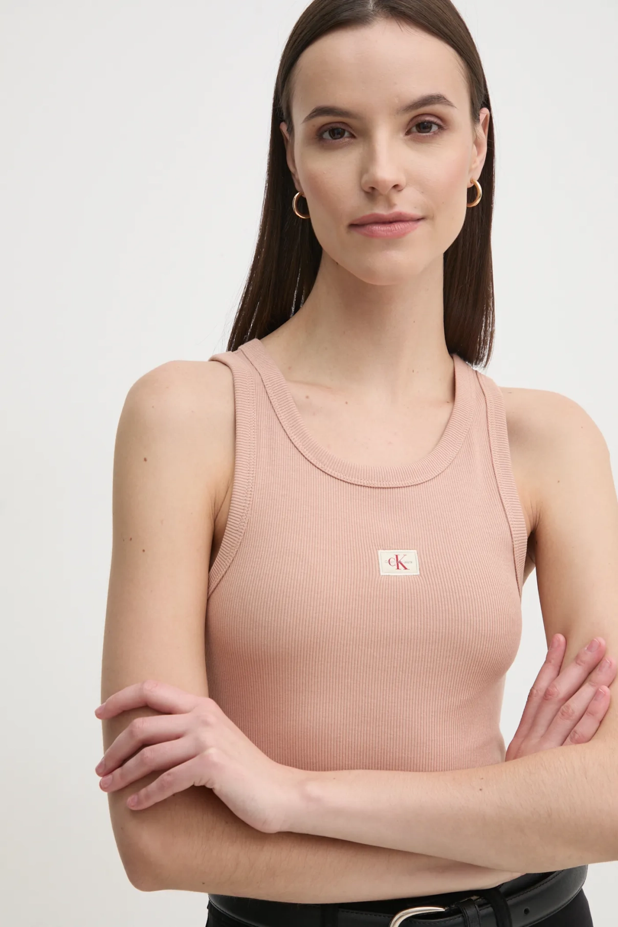 

Топ Calvin Klein Jeans, оранжевый