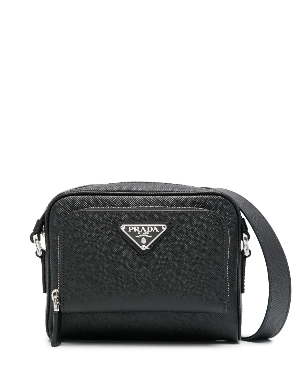 

Сумка-мессенджер с логотипом Prada, черный