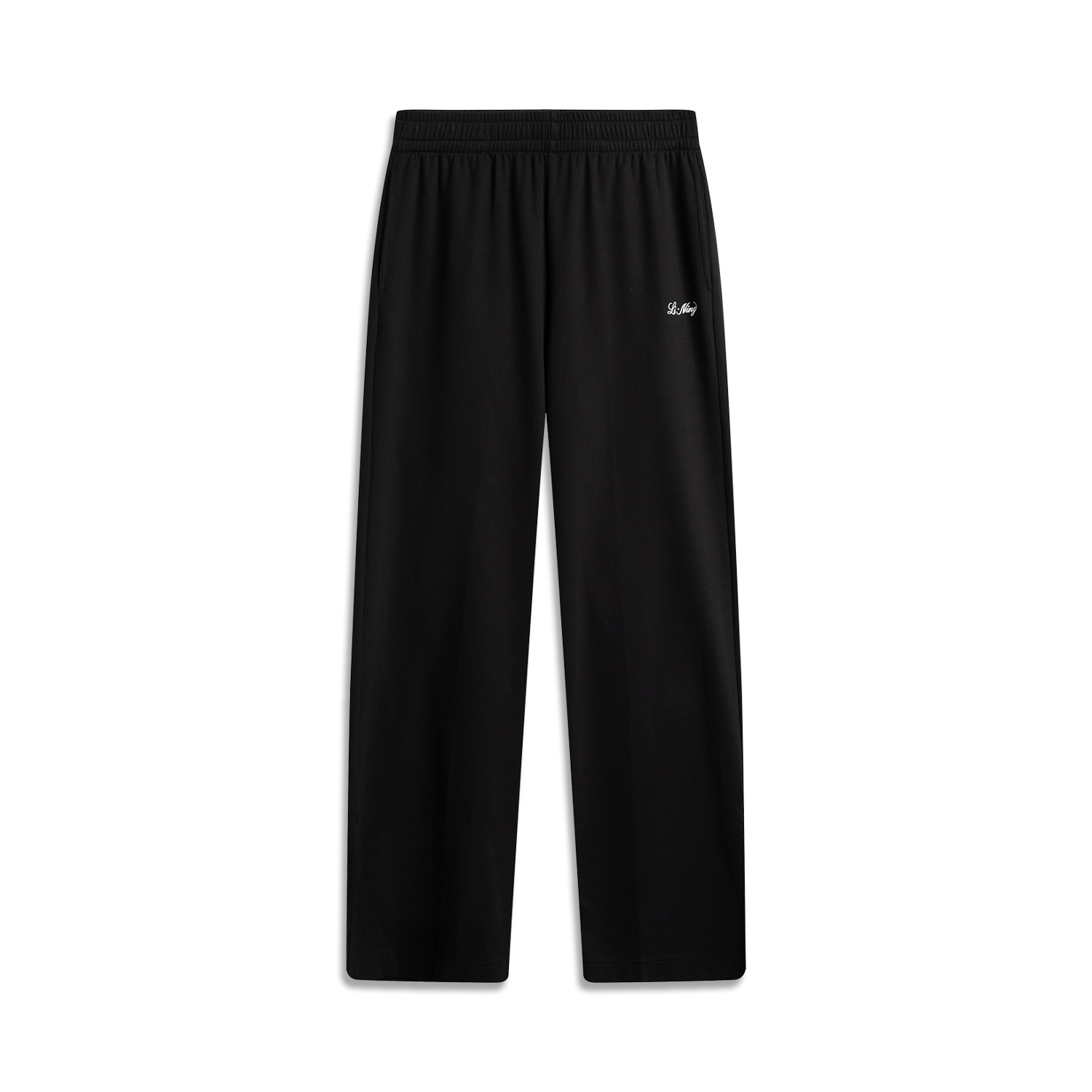 

LINING Спортивные вязаные брюки женские черные Sports Life Collection