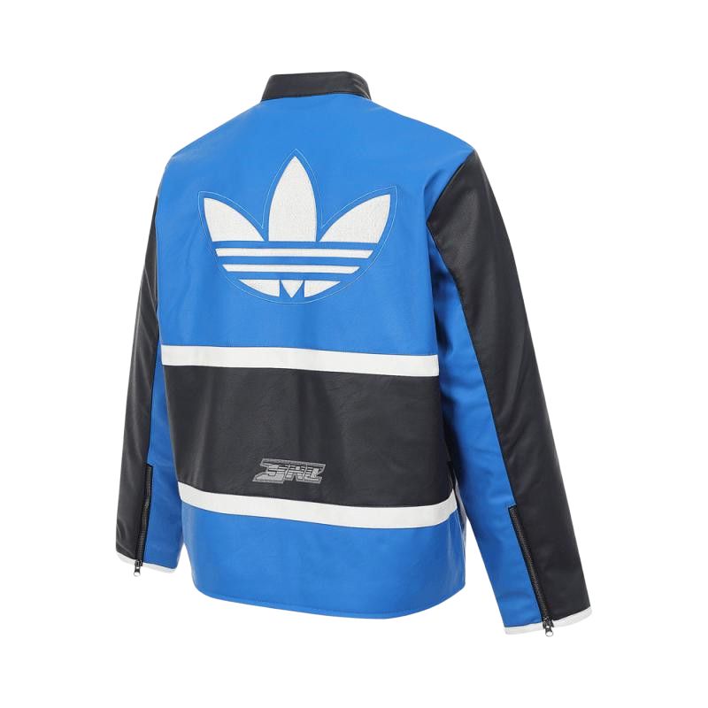 Adidas Originals Мужская куртка V DAY сине-черная, Blue Black — фото 3