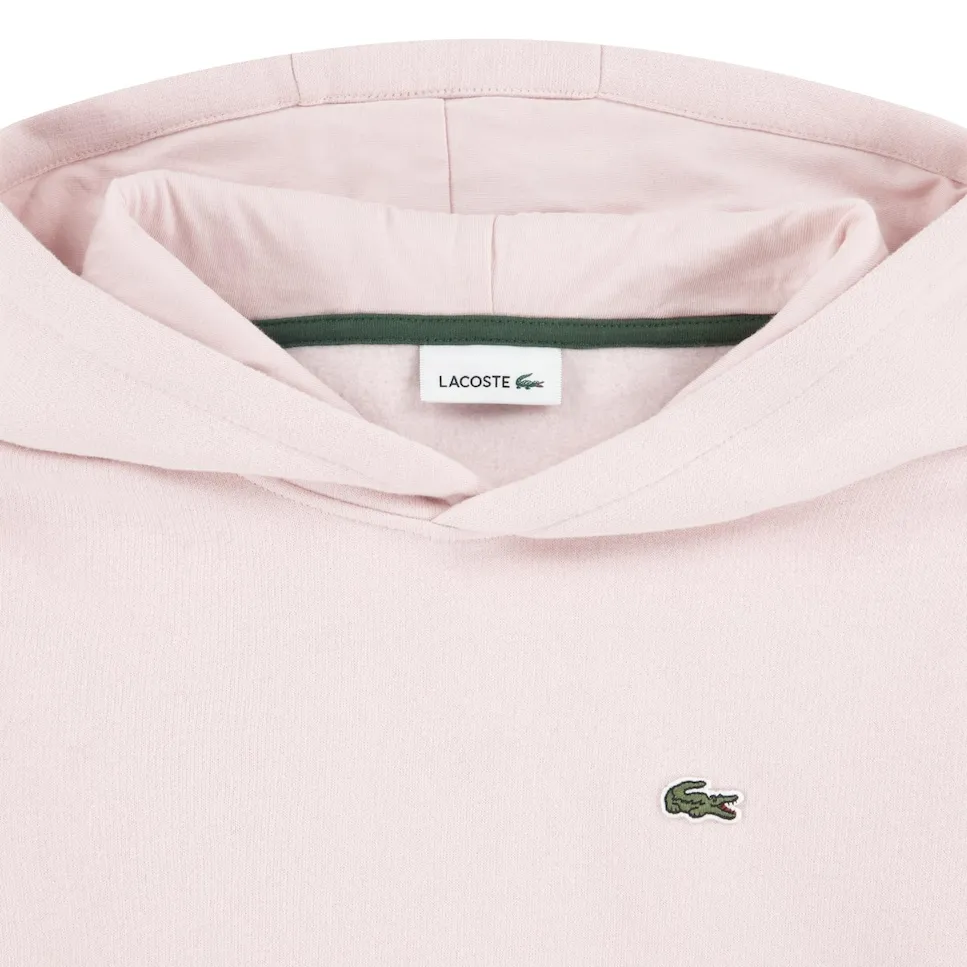 Флисовая толстовка с капюшоном Core Fleece для мальчика Lacoste, розовый — фото 3