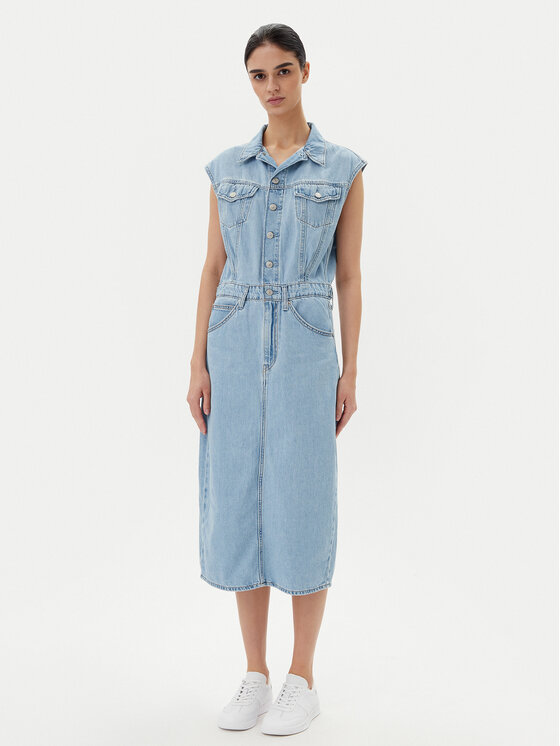 

Джинсовое платье стандартного кроя Iconic 001WF-0002 Levi'S, синий